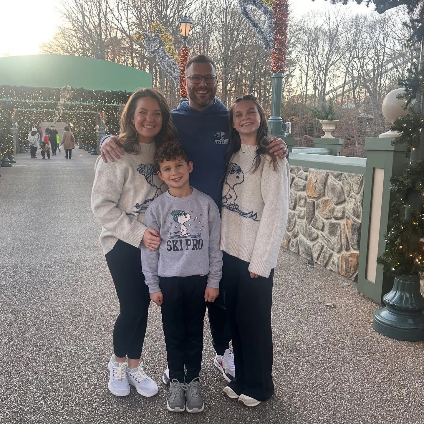 perfect day for christmas town! 🎄🎅🎁