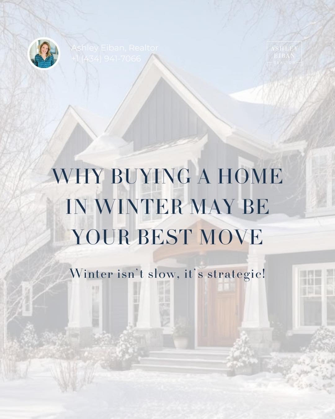 Buying in winter = less competition ❄️🏡

Winter tends to scare off casual buyers, which means fewer bidding wars and less pressure to rush decisions. Sellers who list this time of year are usually motivated- may it be job changes, relocations, or ju