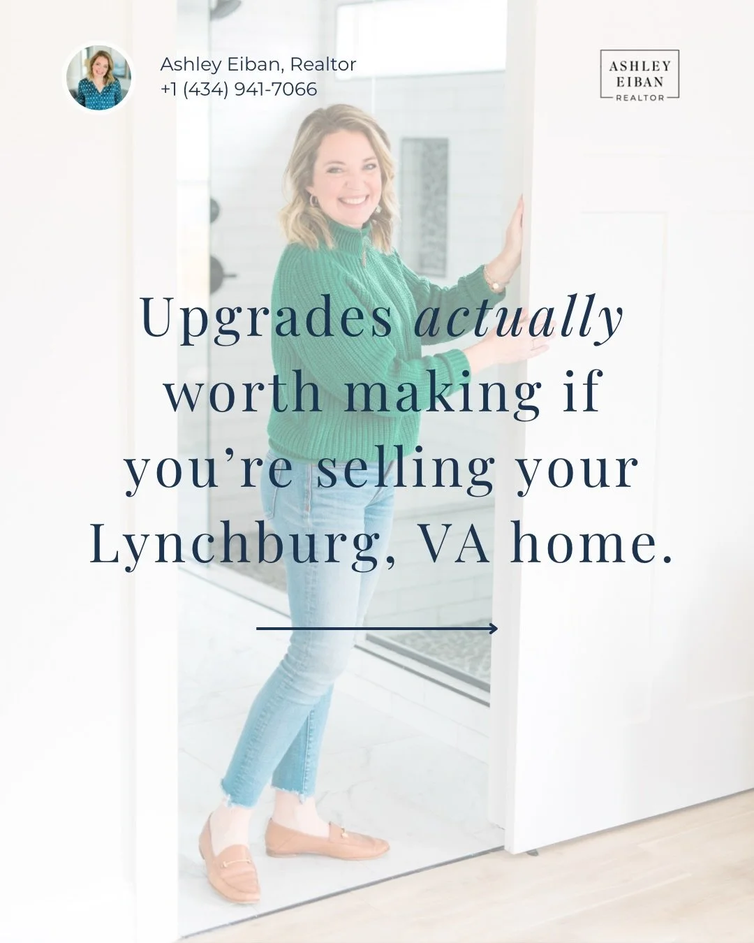 Upgrades ACTUALLY worth making before selling your Lynchburg, VA home 🏠 

👀 (most of the time, simple cosmetic updates outperform expensive luxury renovations)

✨ Fresh interior paint
Neutral paint instantly makes a home feel clean, bright, and mov