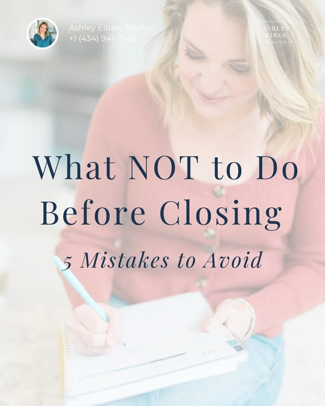 The safest move?Talk to your agent (hi 👋🏻) before making any financial decisions.

Buying a home comes with a lot of excitement&hellip; and a few things you&rsquo;ll want to avoid 👀

The truth is, lenders are watching your finances all the way up 
