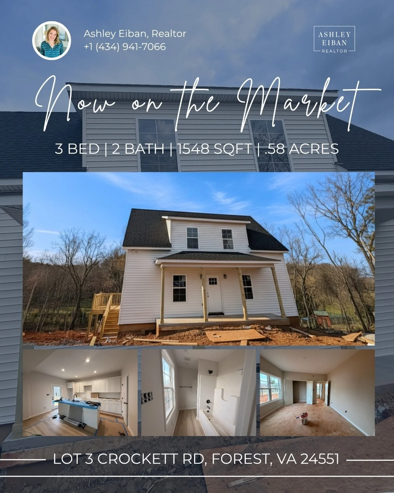 🔑 ✨ JUST LISTED IN FOREST, VA ✨🔑 

A beautiful new construction home with the kind of layout that just works 🙂&zwj;↕️

&bull; Open-concept main level = easy, everyday living
&bull; Oversized island made for gathering
&bull; Quartz countertops + ti