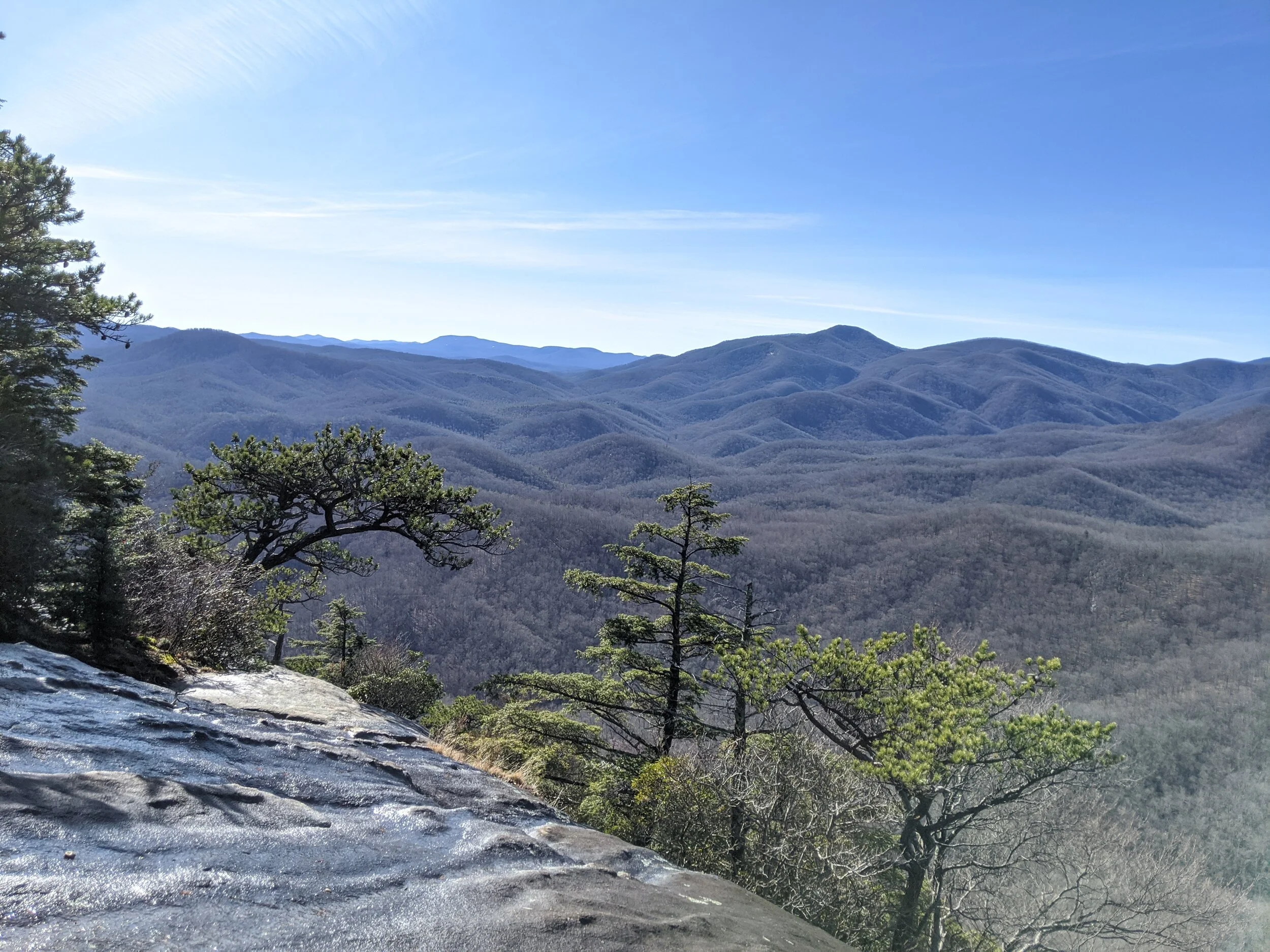 ALL DAYJoin us on a full and rewarding day of exploring these ancient mountains. Our full day offerings range from 5 to 10 mile jaunts in the mountains and can take the lions share of daylight, trail choice pending. Lunch and snacks will be provided! Scenic views, calming streams and dramatic waterfalls are commonplace on our itinerary and we know you’ll find the day well worth the effort. A full day is for you if you value solitude, physical activity and opportunities connecting to nature.We’ll meet you at your lodging and convoy to the trailhead. Cost for 2: $215; 3: $305; 4: $395 Add $80 for each person over 4/group