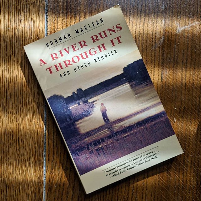 "In our family, there was no clear line between religion and fly fishing." Norman MaClean #ARIverRunsThroughIt
#inspiredbookchallenge Day 18 - #FirstLineFriday