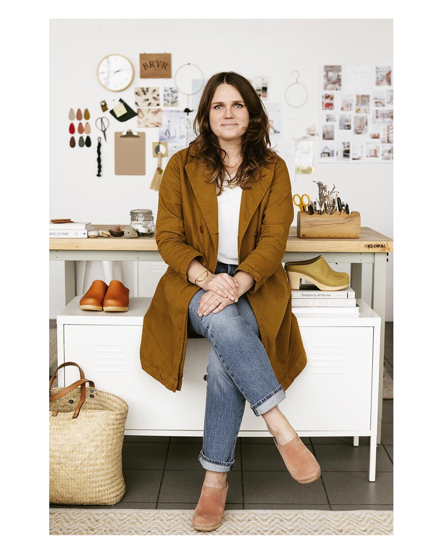 @isobel_bryr is the founder, chief clog maker, and visionary behind the extraordinary  @bryrclogs. After shooting and appreciating their items over the past few years, I loved having the chance to turn the lens on Isobel in the inspiring spaces she&r