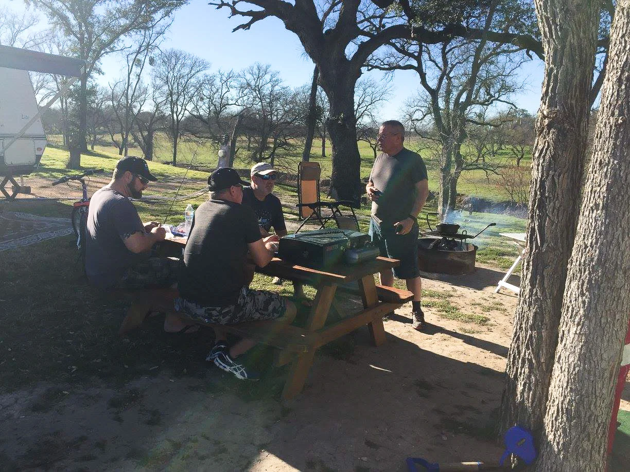 Big, roomy sites with lots of trees and picnic tables