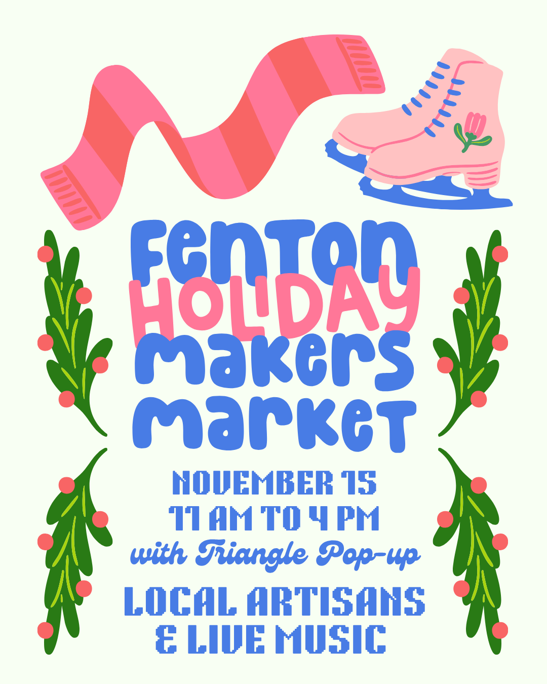 Fenton Makers Market with Triangle Pop-up