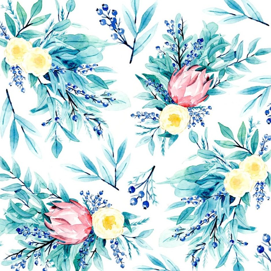 Floral Watercolor Pattern Design