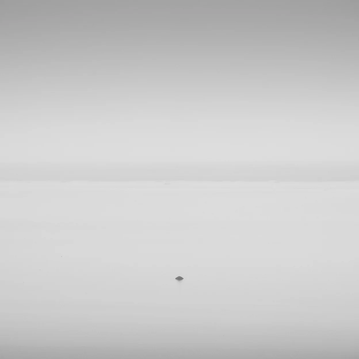  Solitary stone, Hagavadall lagoon / Westfjords, 2010 