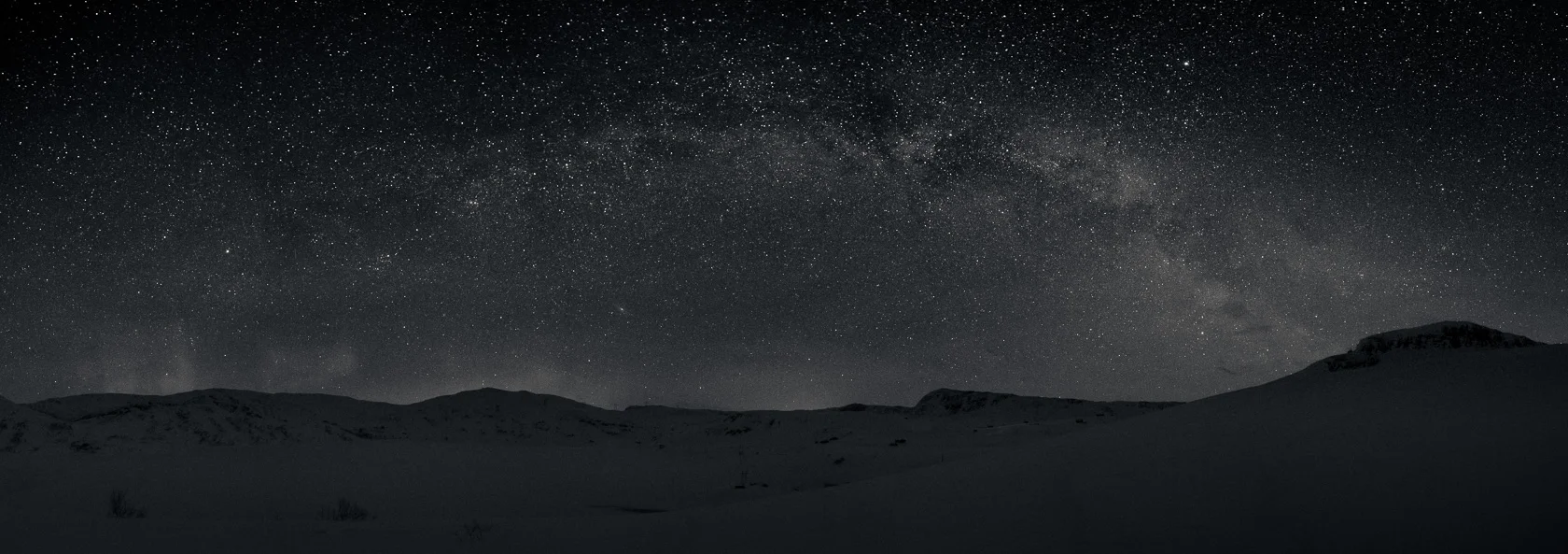   Milky Way panorama | Vikafjellet, Norway 2016  