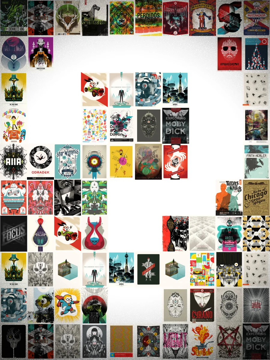 COT - Mystery Tube of 5 Posters