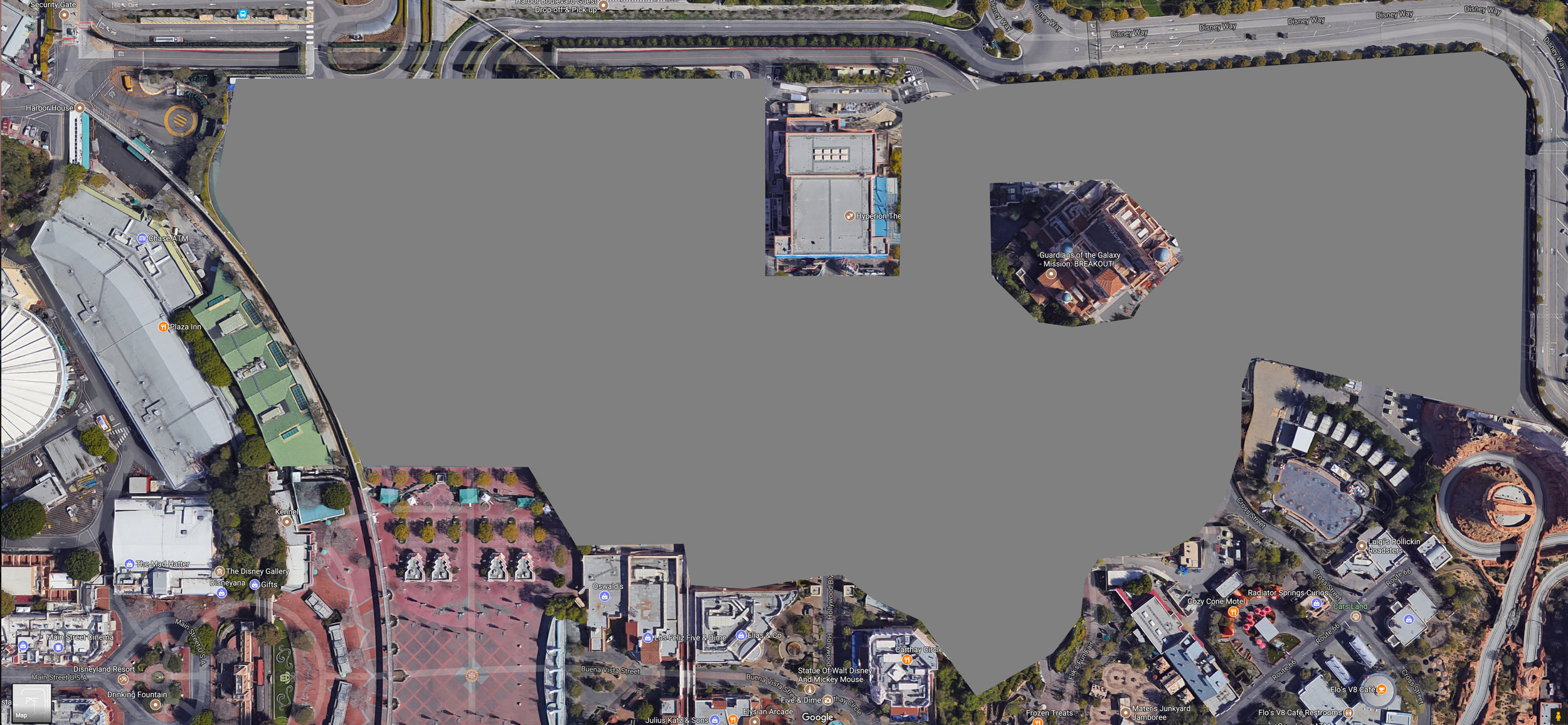  Current long term land available for Marvel Land expansion project. 