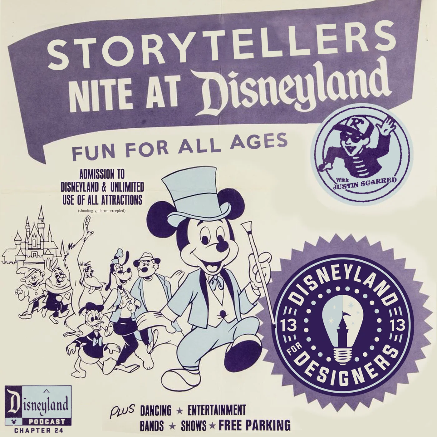 1196 - Telling The Disneyland Story with Justin Scarred | Disneyland For Designers 24