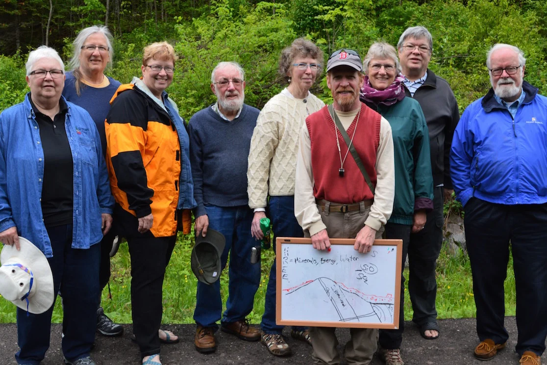 Intrepid Leaguers with Prof. Fitz.