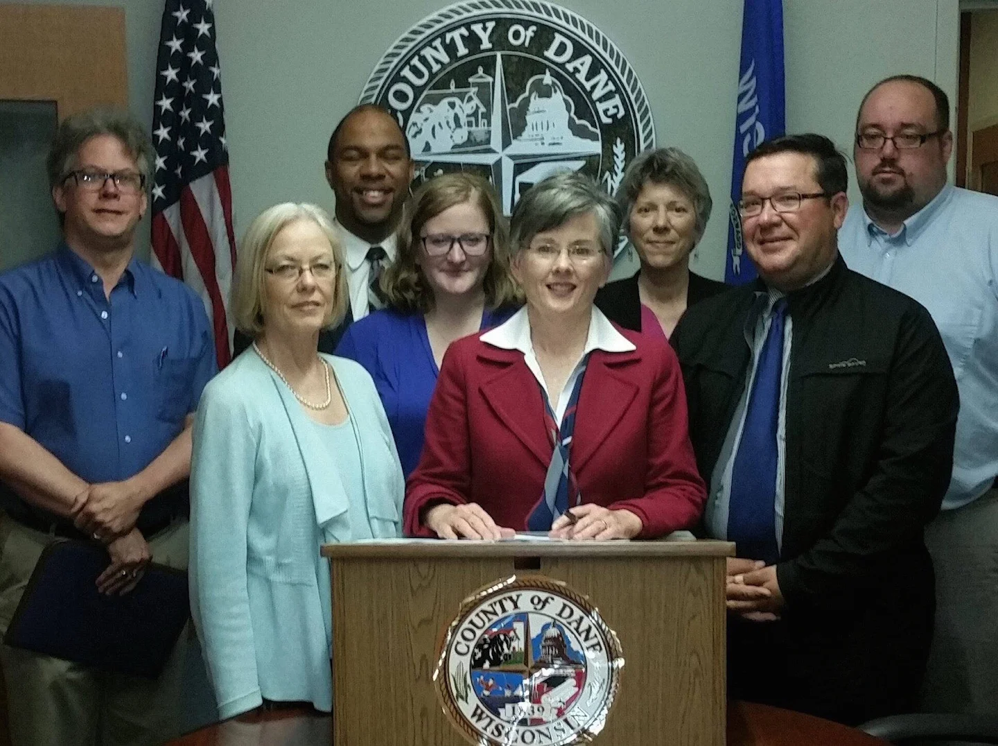 The Dane County Board's executive committee has launched a subcommittee to develop and propose an impartial process for drawing voting lines. LWVWI executive director Andrea Kaminski is happy to serve with Maurice Cheeks, Jenni Dye, WM Clausius, Linda Honold, Mark Hazelbaker and George Gillis.