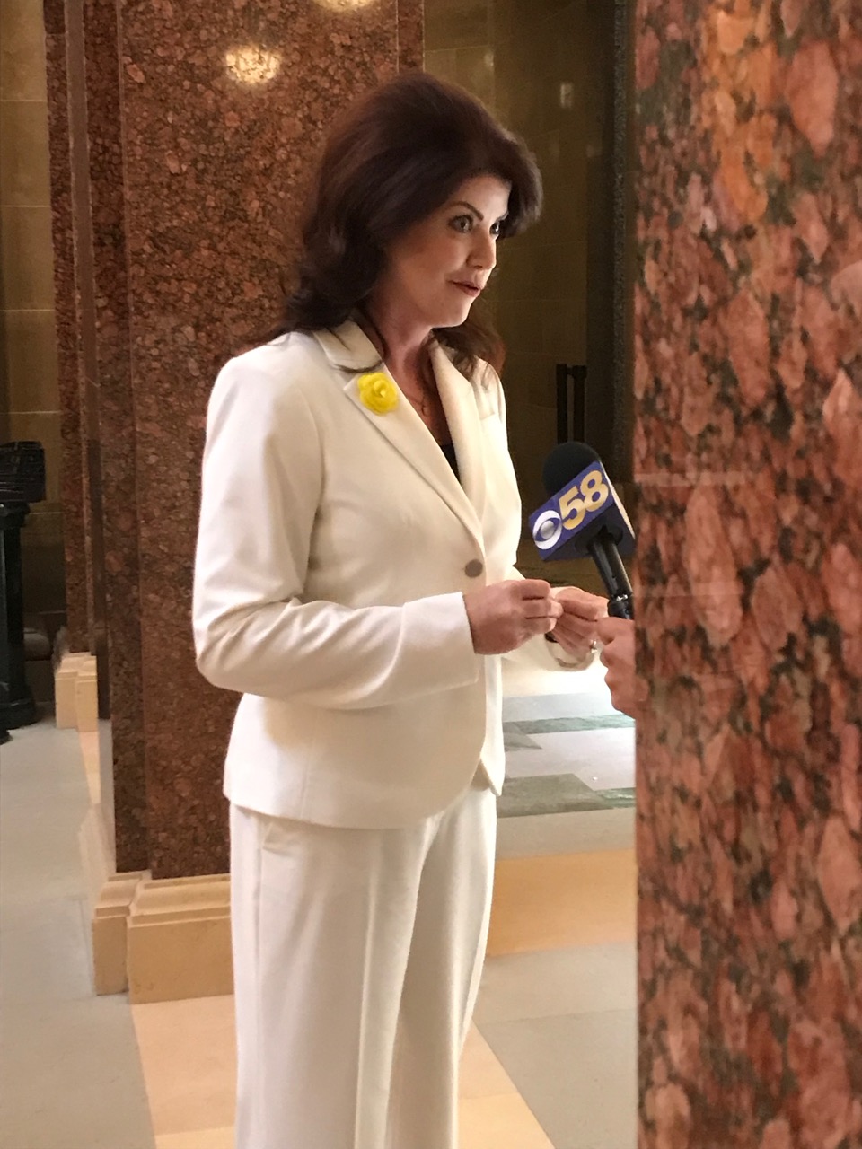 Former Wisconsin Lieutenant Governor Rebecca Kleefisch is executive director of the U.S. Women's Suffrage Centennial Commission. She was a featured speaker at the event. 