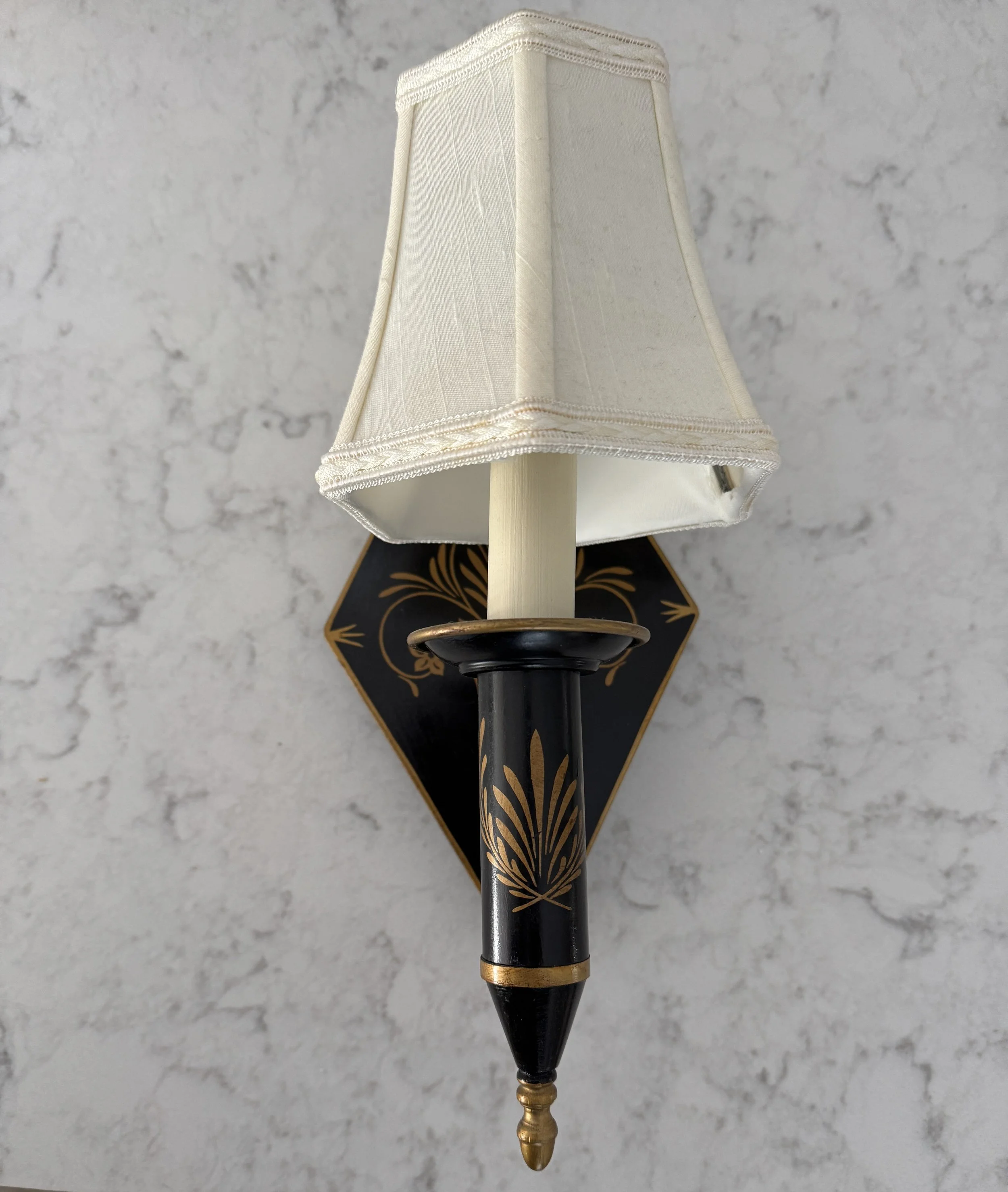 Antique Painted Wall Sconce W535