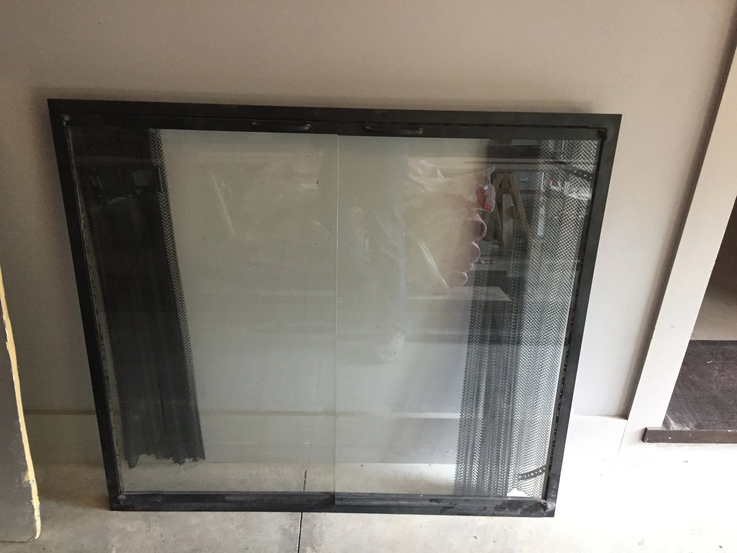 Glass Fireplace Doors C838