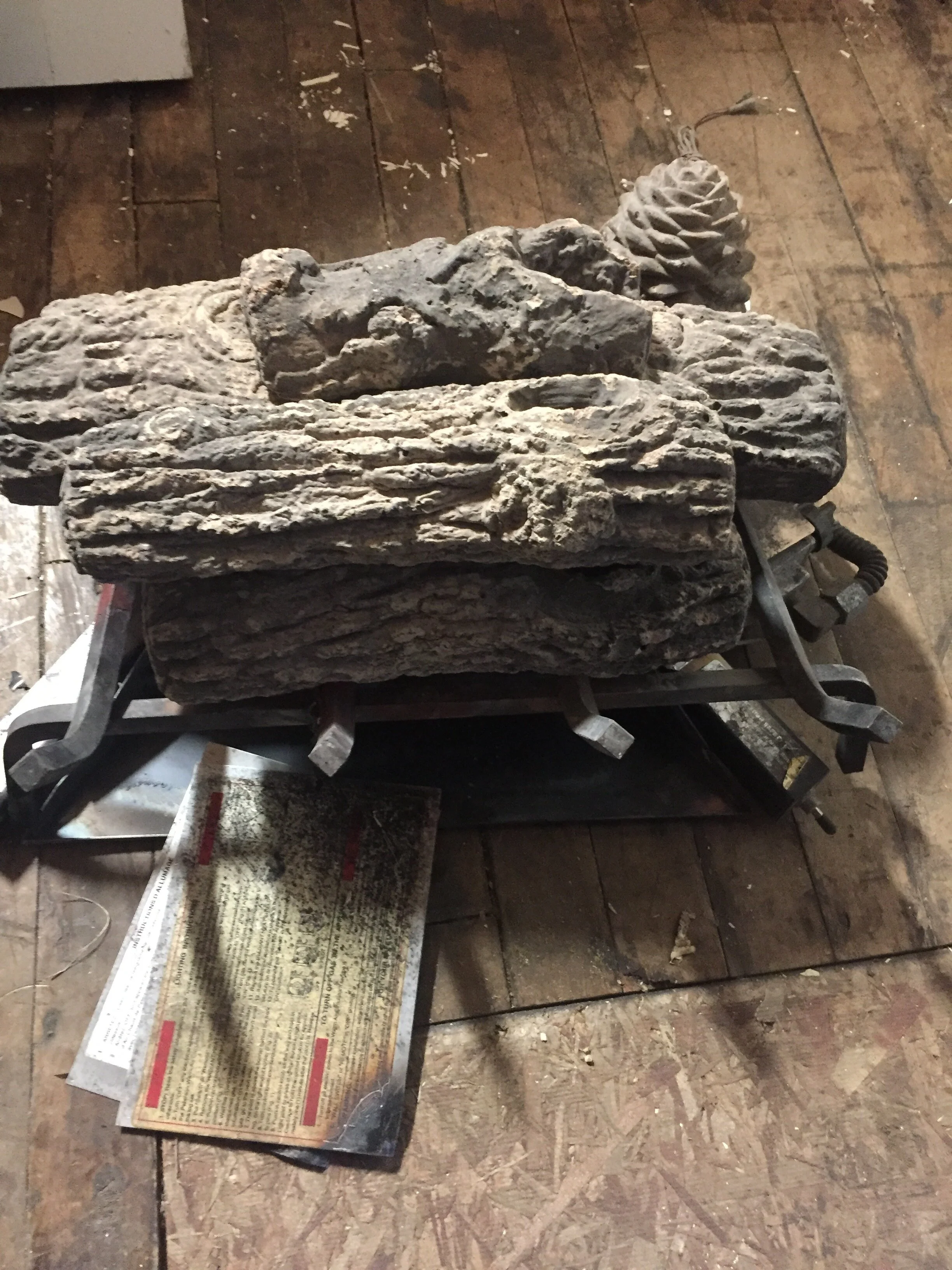 Natural Gas Fire Log- B156