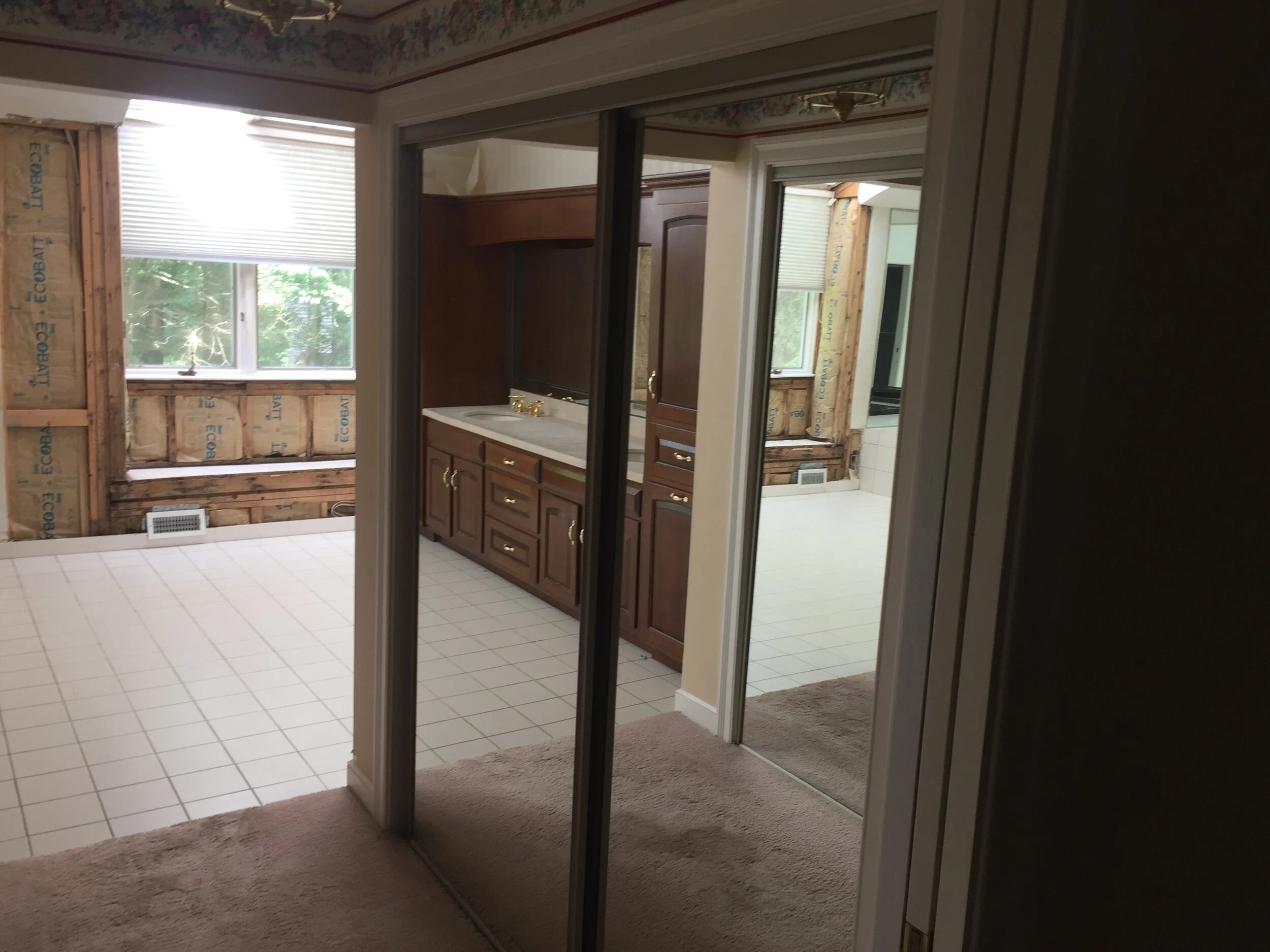 Mirrored Closet Doors W110