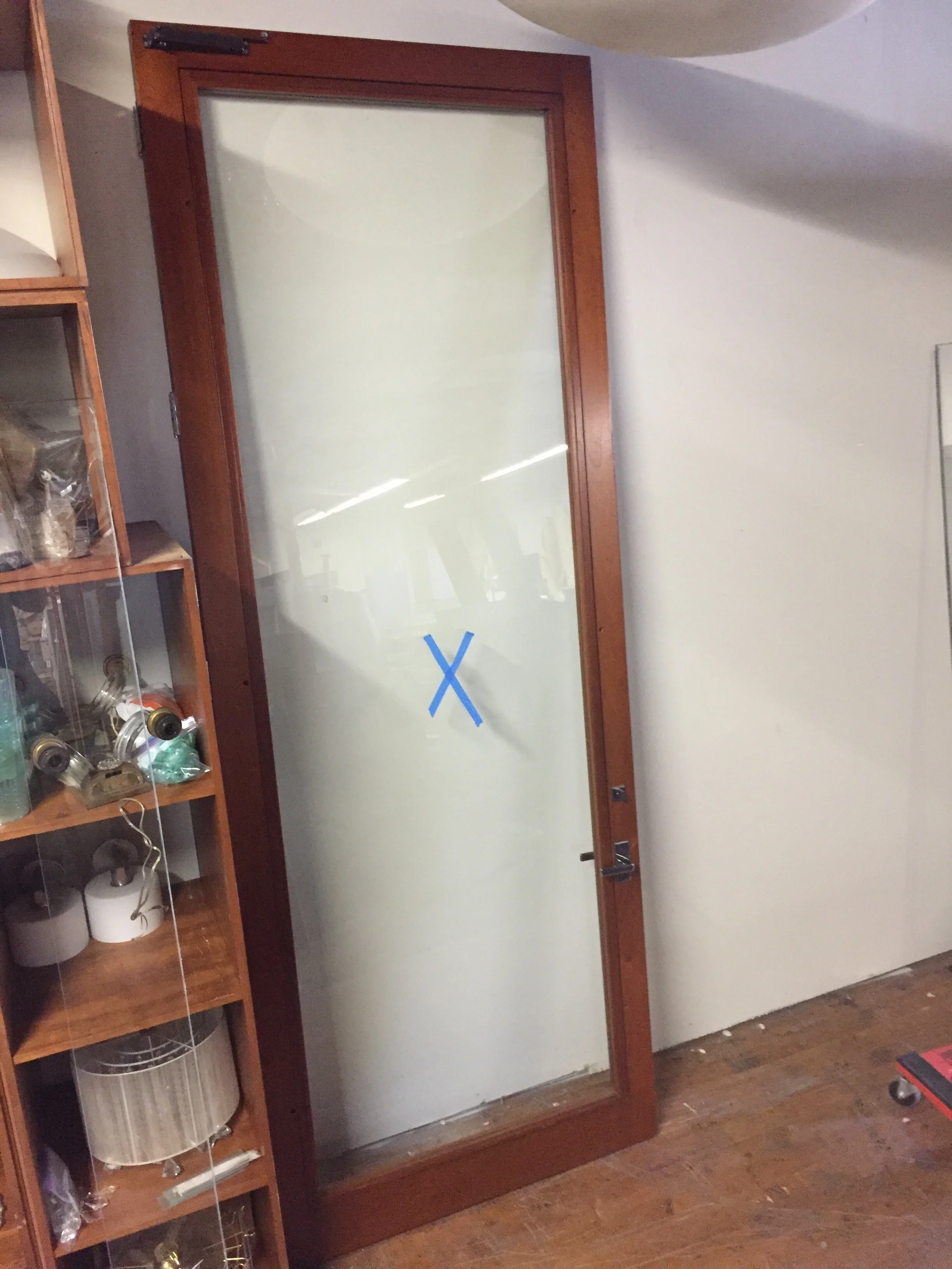 Mahogany Entry Storm Door- B969