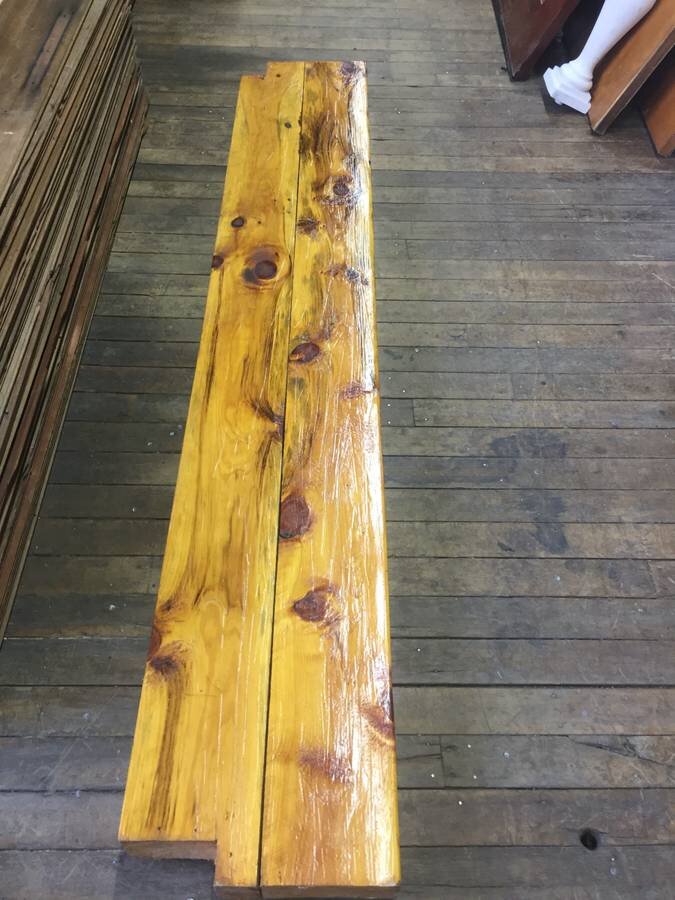 Wood bar shelf countertop W110