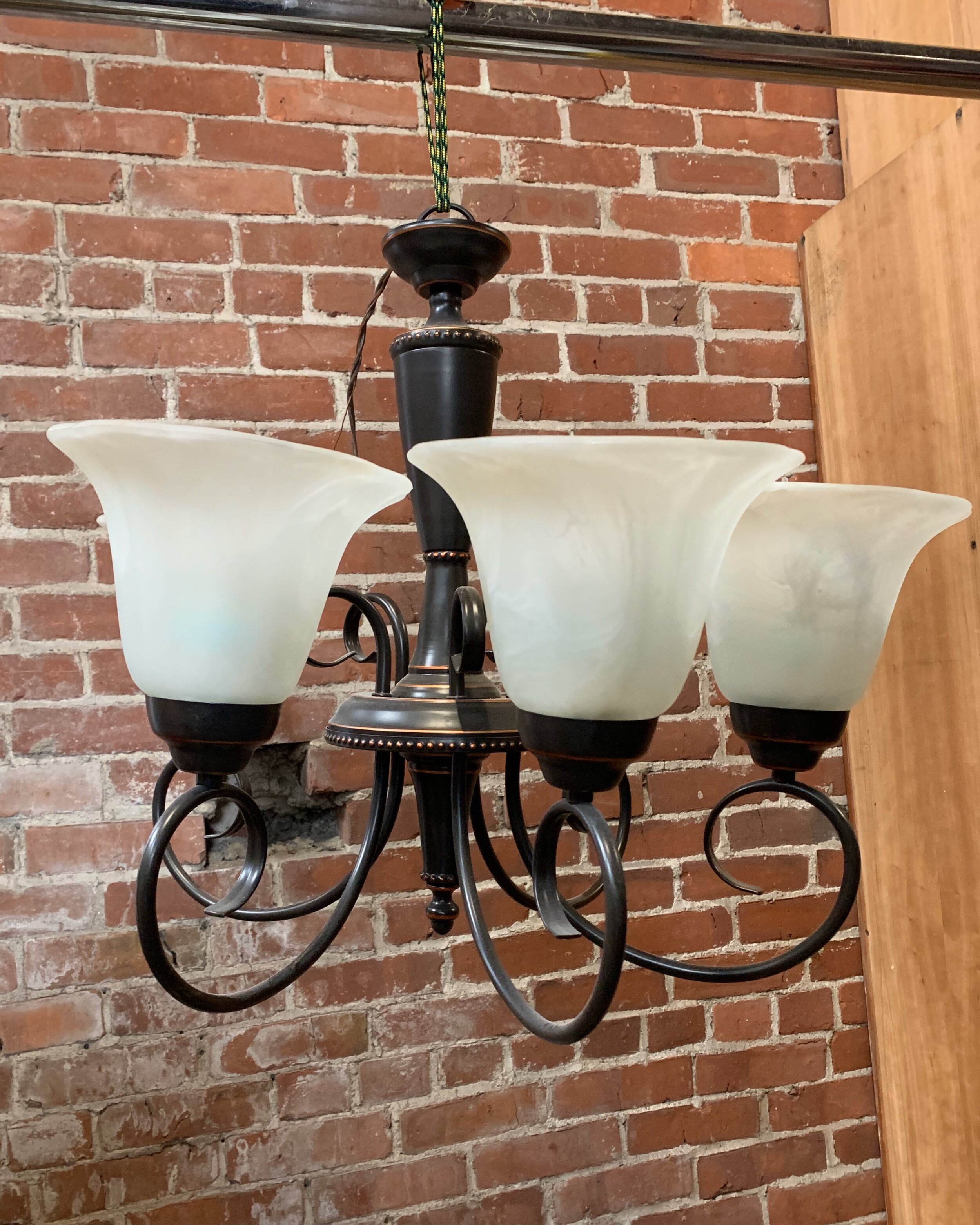 5 Light Bronze Chandelier W655