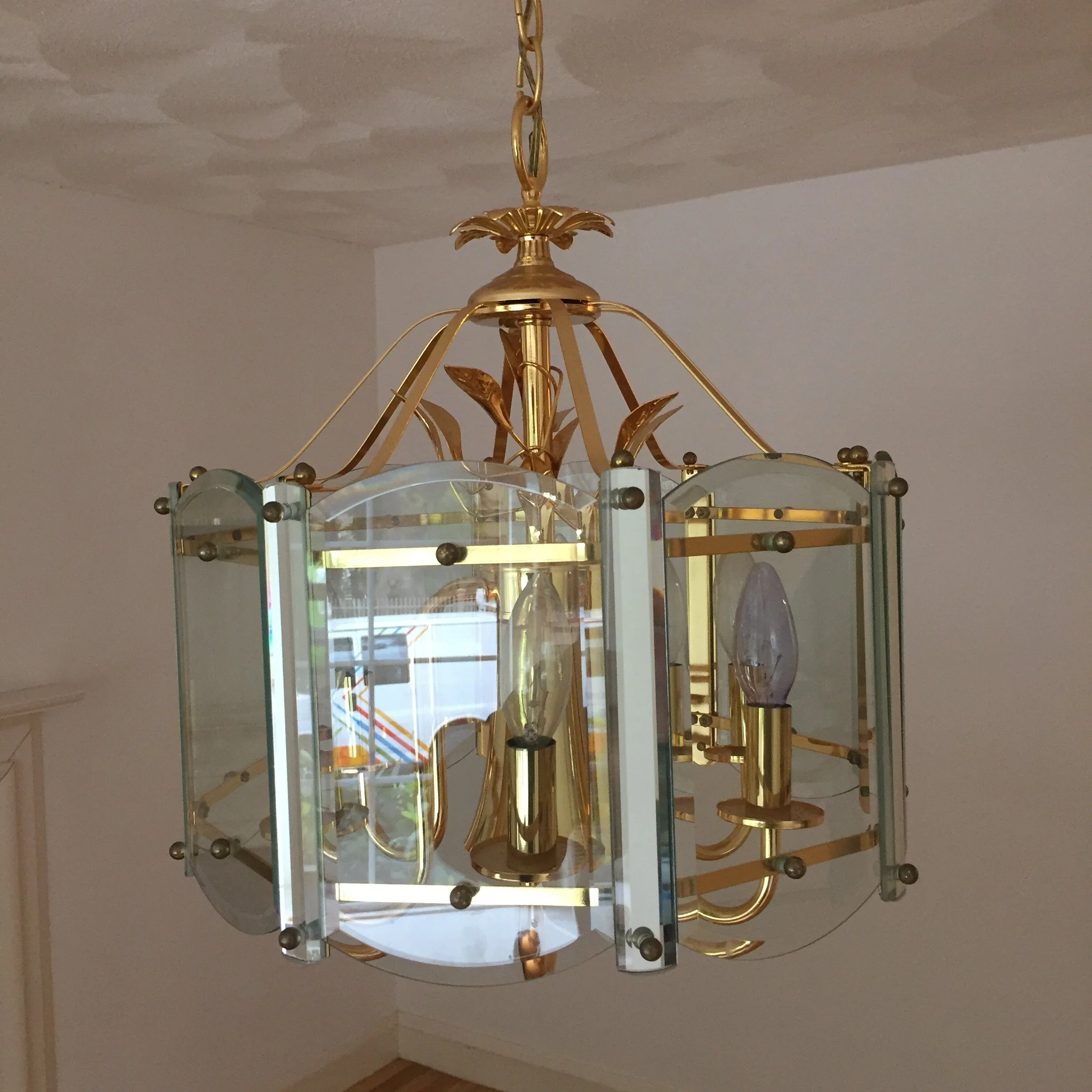 Brass Chandelier N583