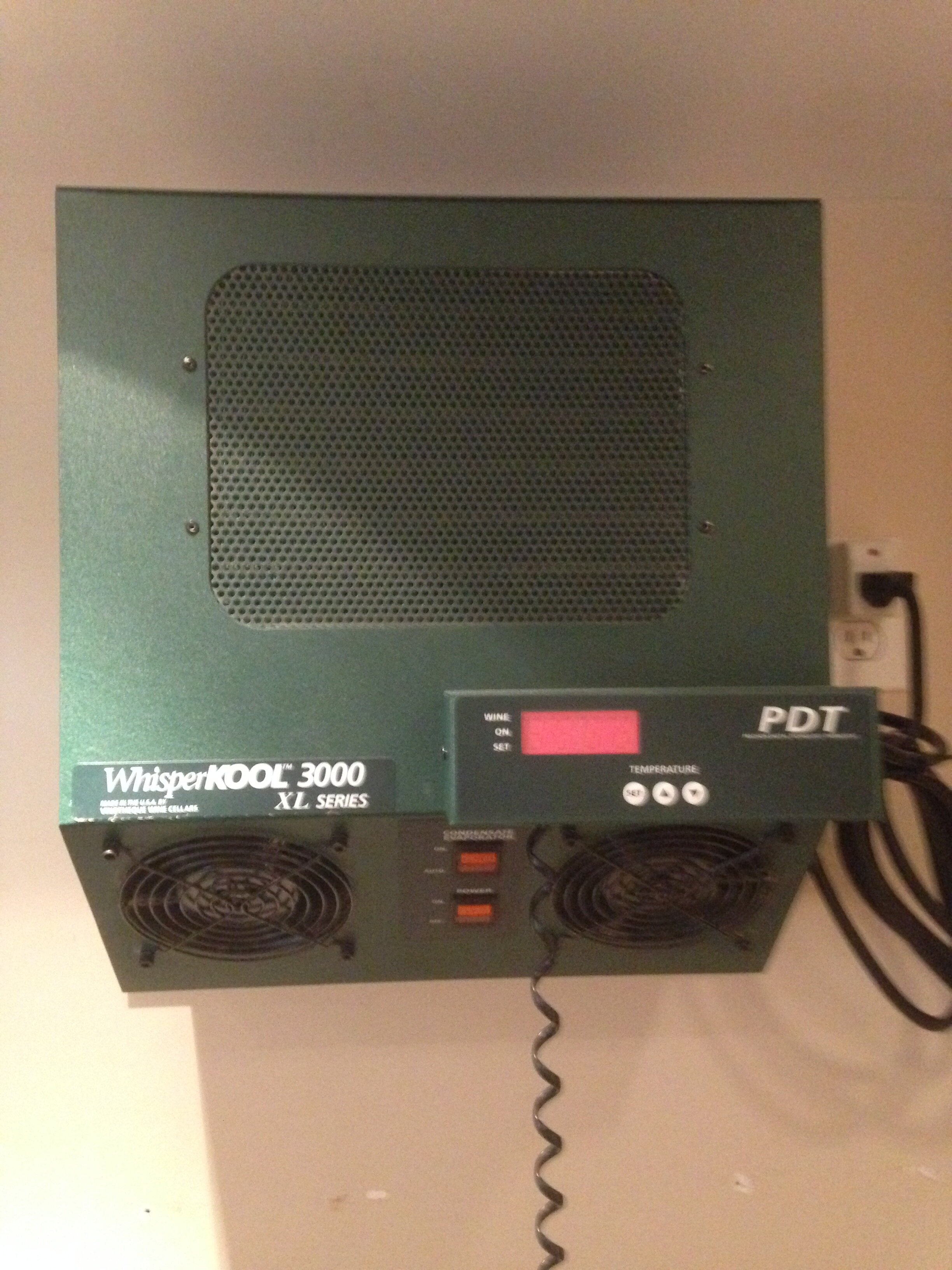 WhisperKool Wine Room Cooler C287