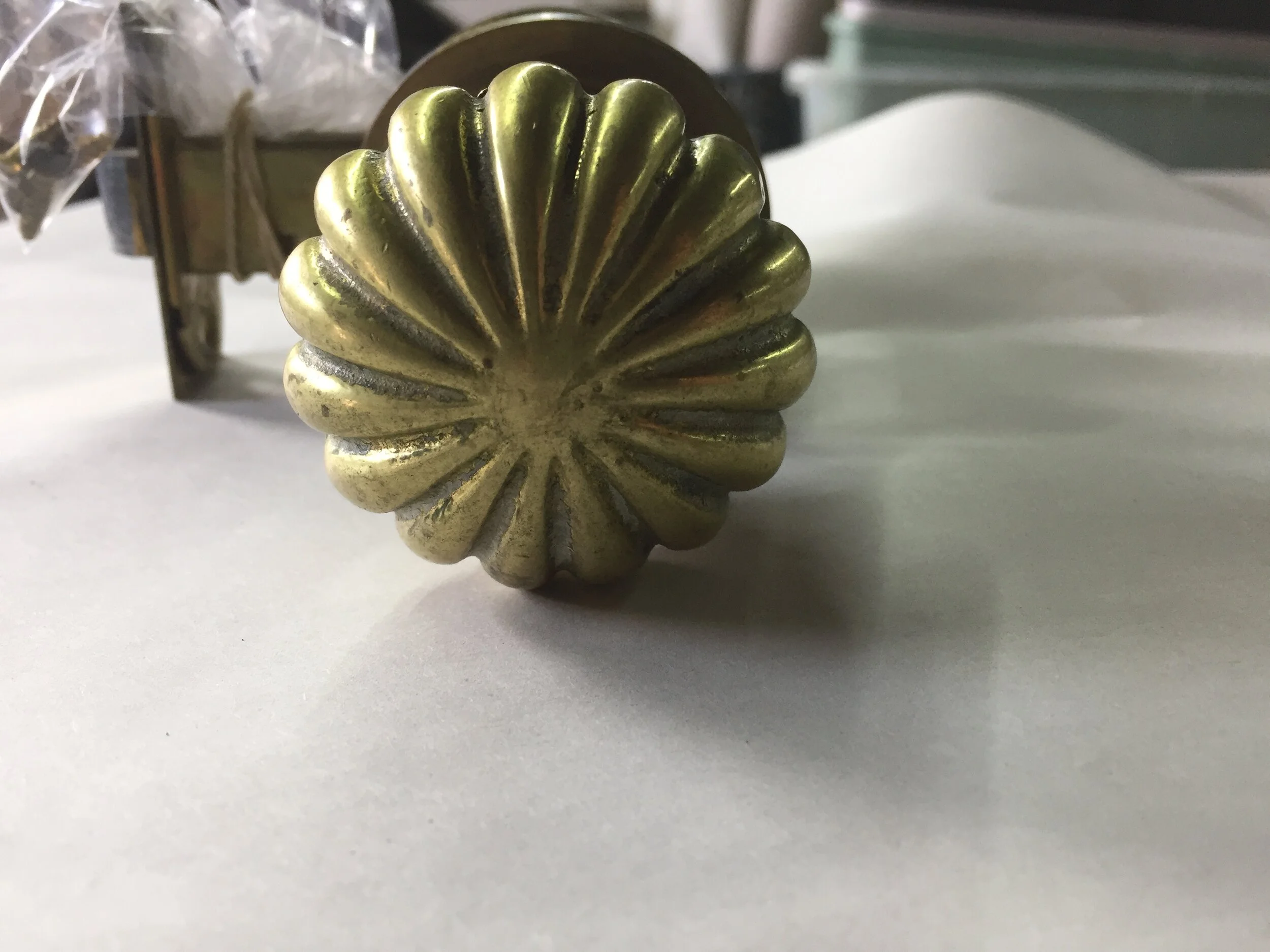 Antique Brass Door Knobs W110