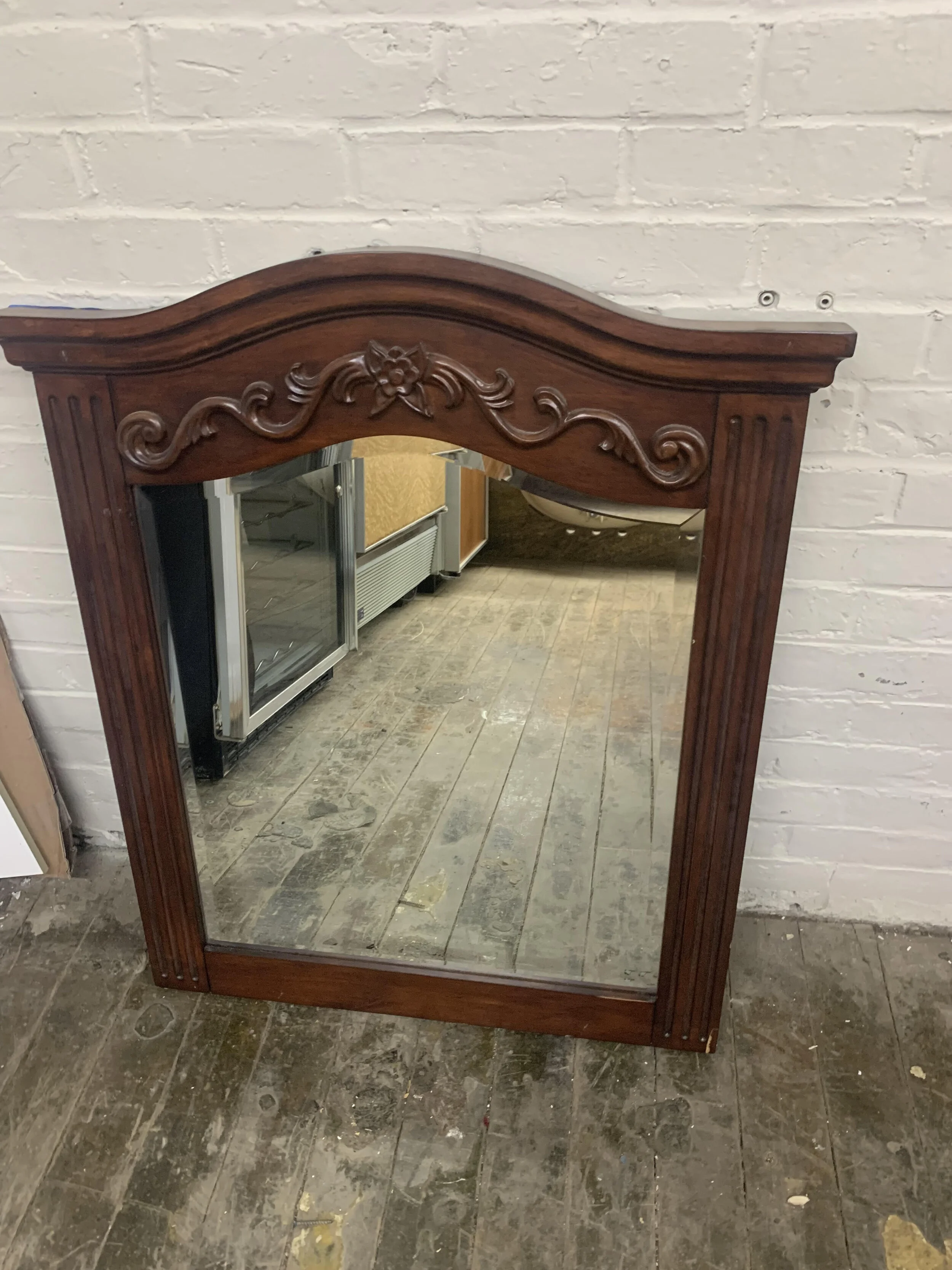 Wooden Framed Mirror W655