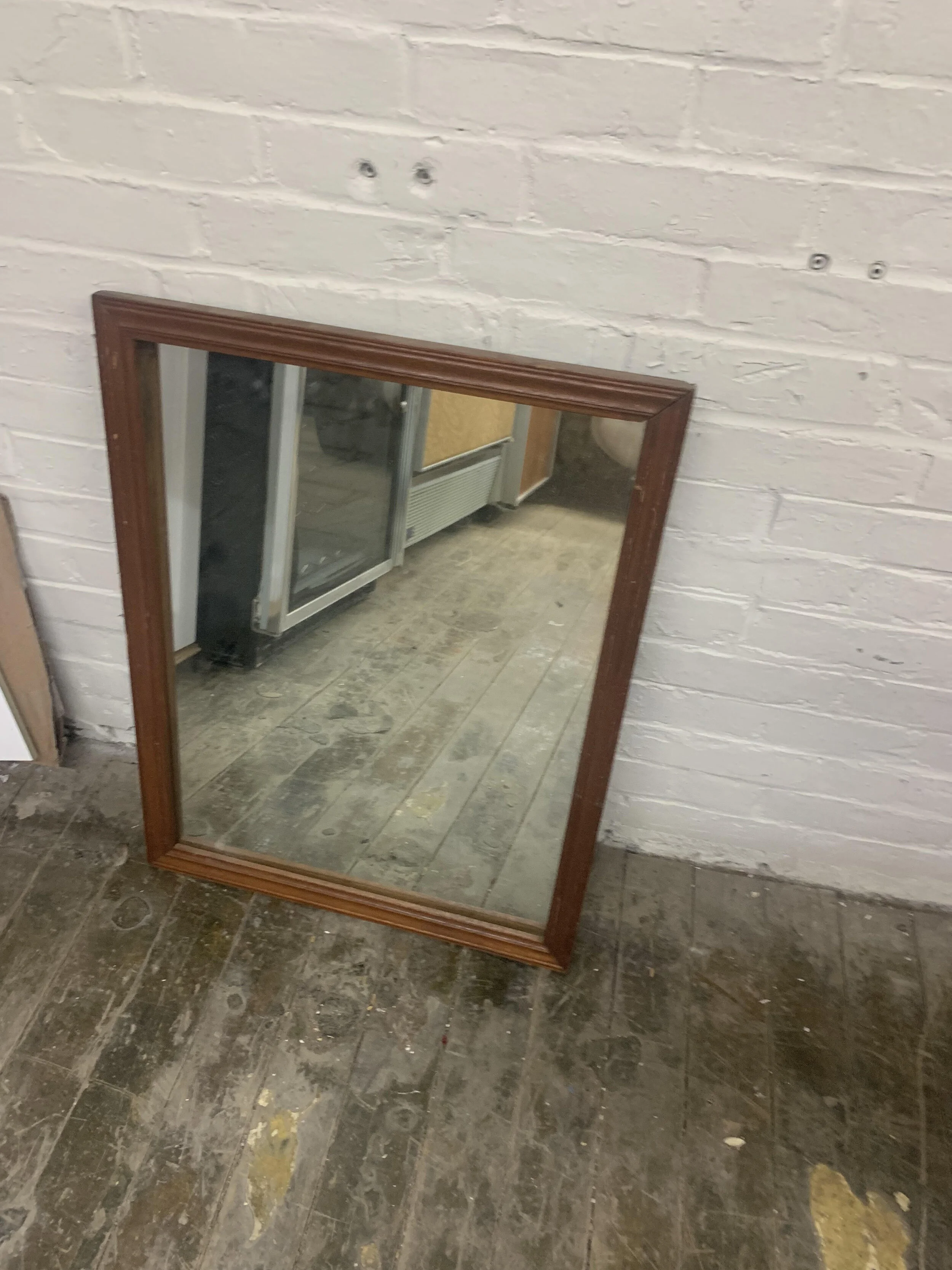 Wooden Framed Mirror Z999