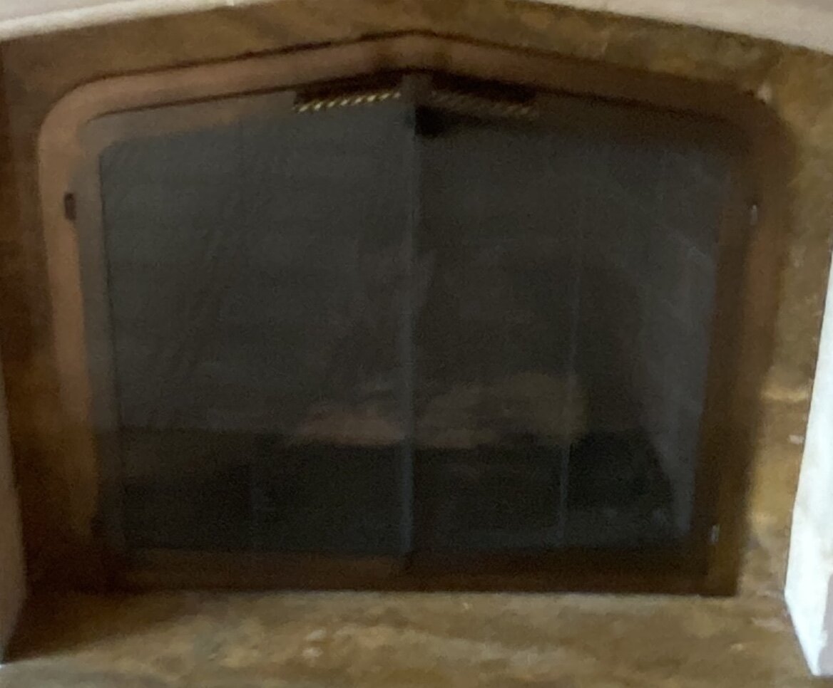 Glass Fireplace Doors FR w309