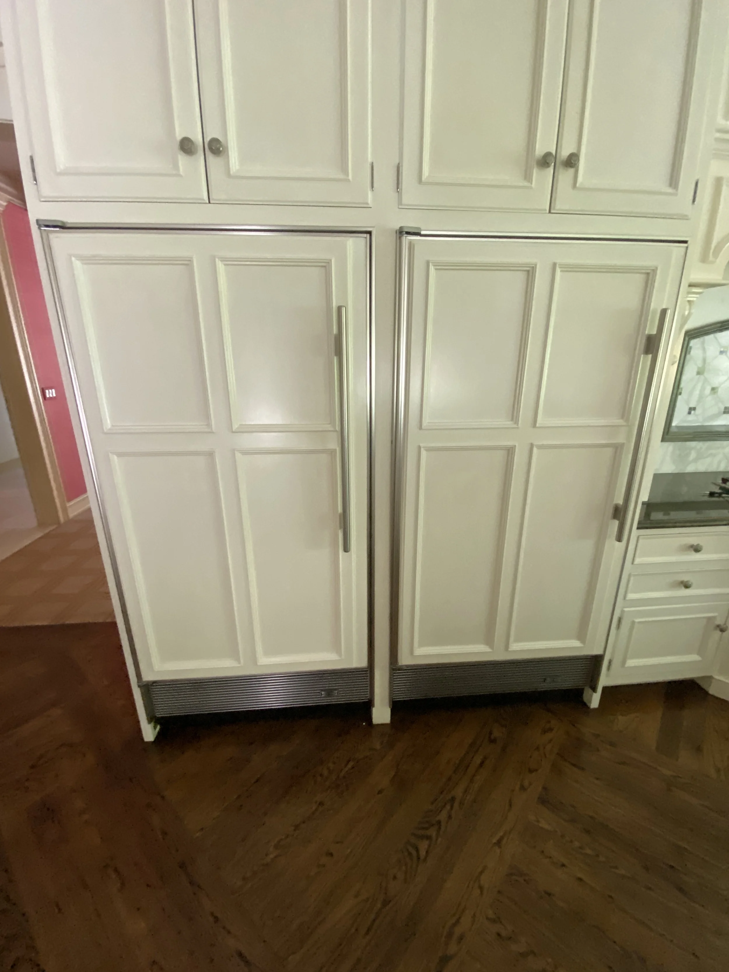 SubZero refrigerator and freezer set W309
