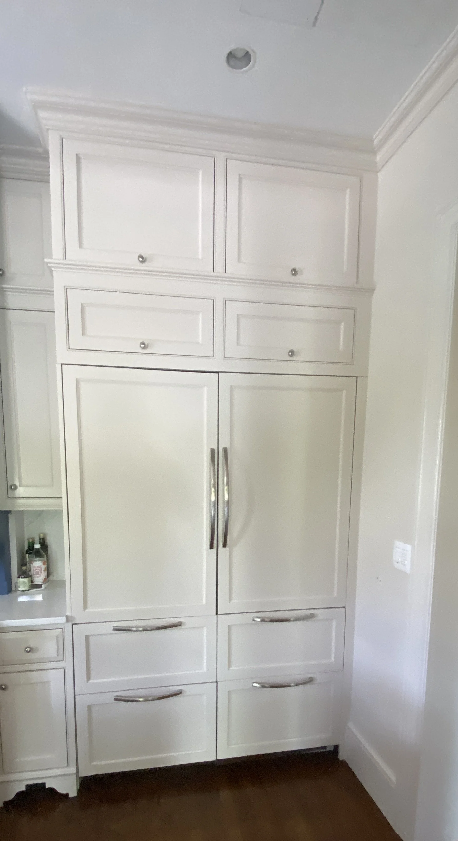 Panel Ready SubZero Refrigerator and Freezer Columns B114