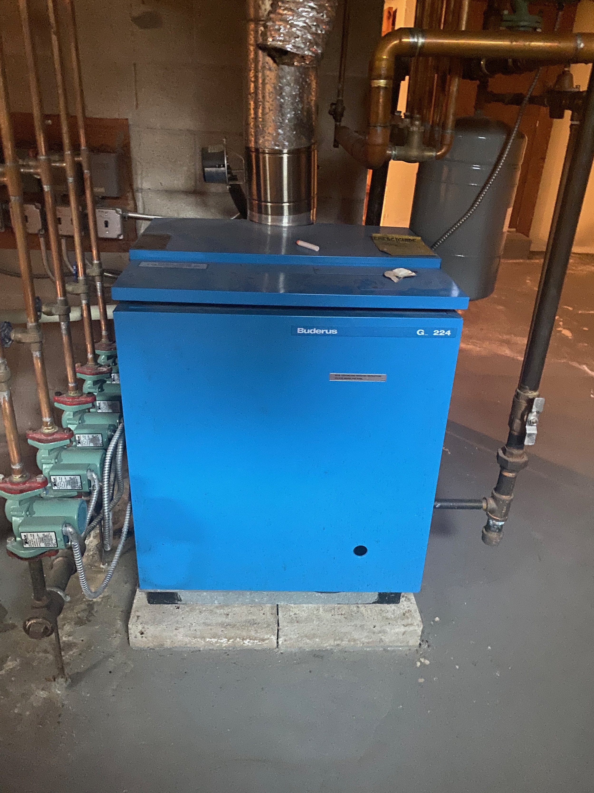 Buderus 266K Gas Fired Hot Water Boiler — Upcycle