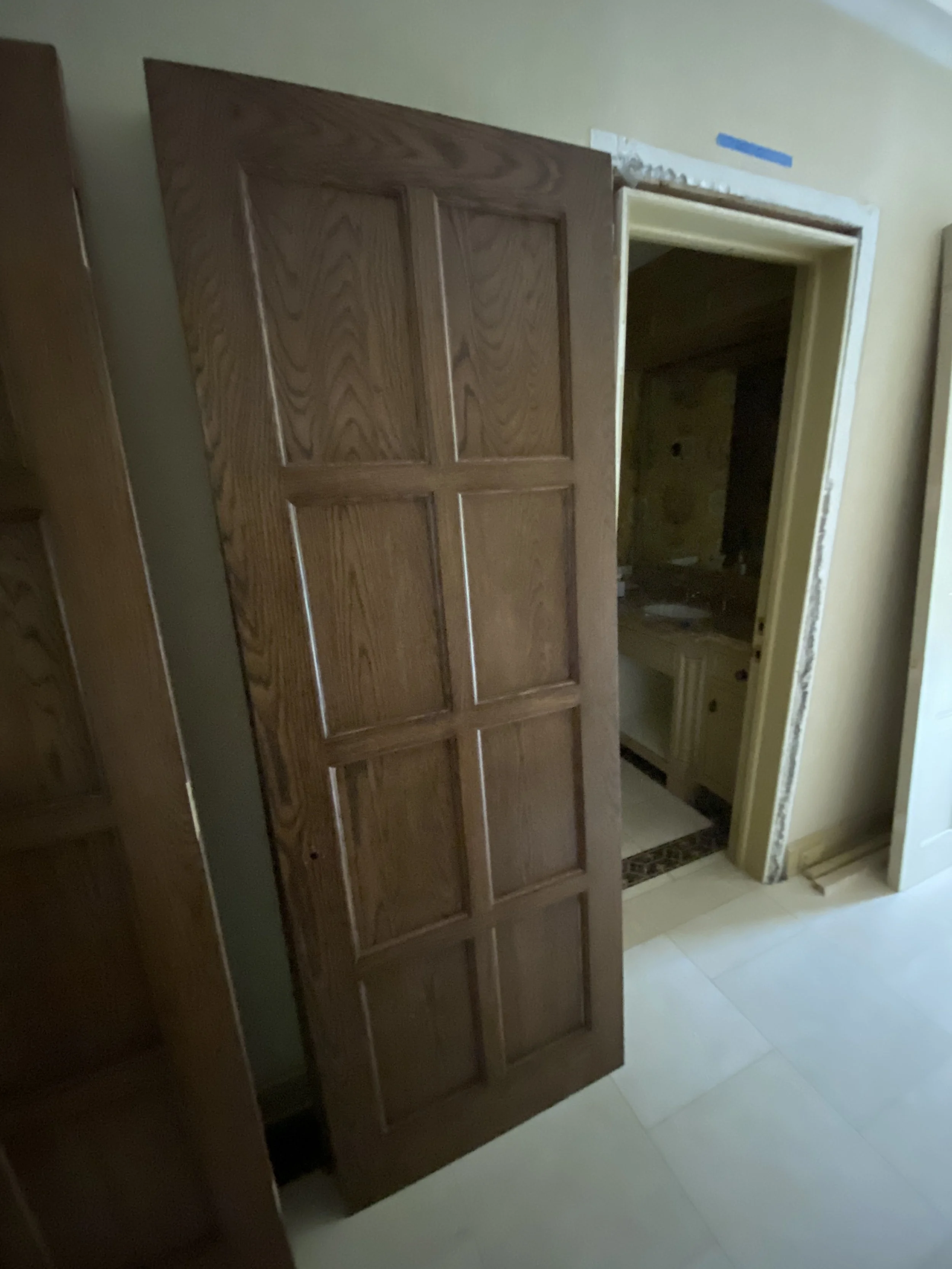 8 Panel Wood Doors W309