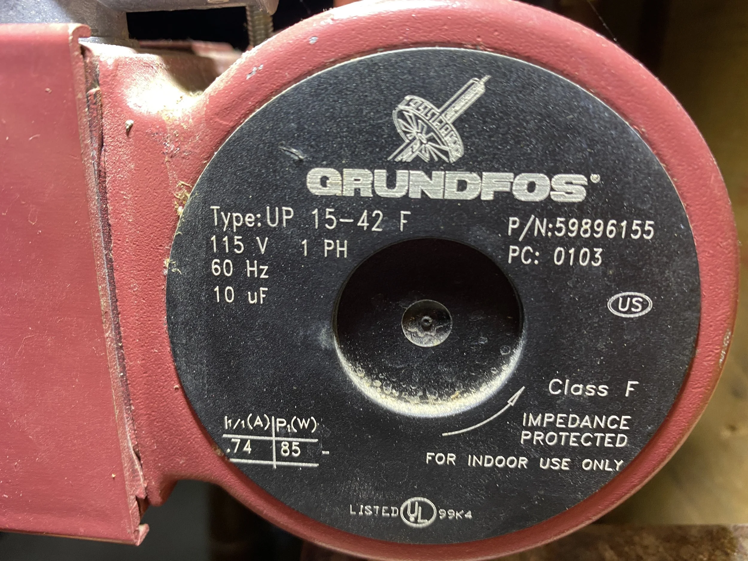 Grundfos UP15-42F Circulator Pump W552