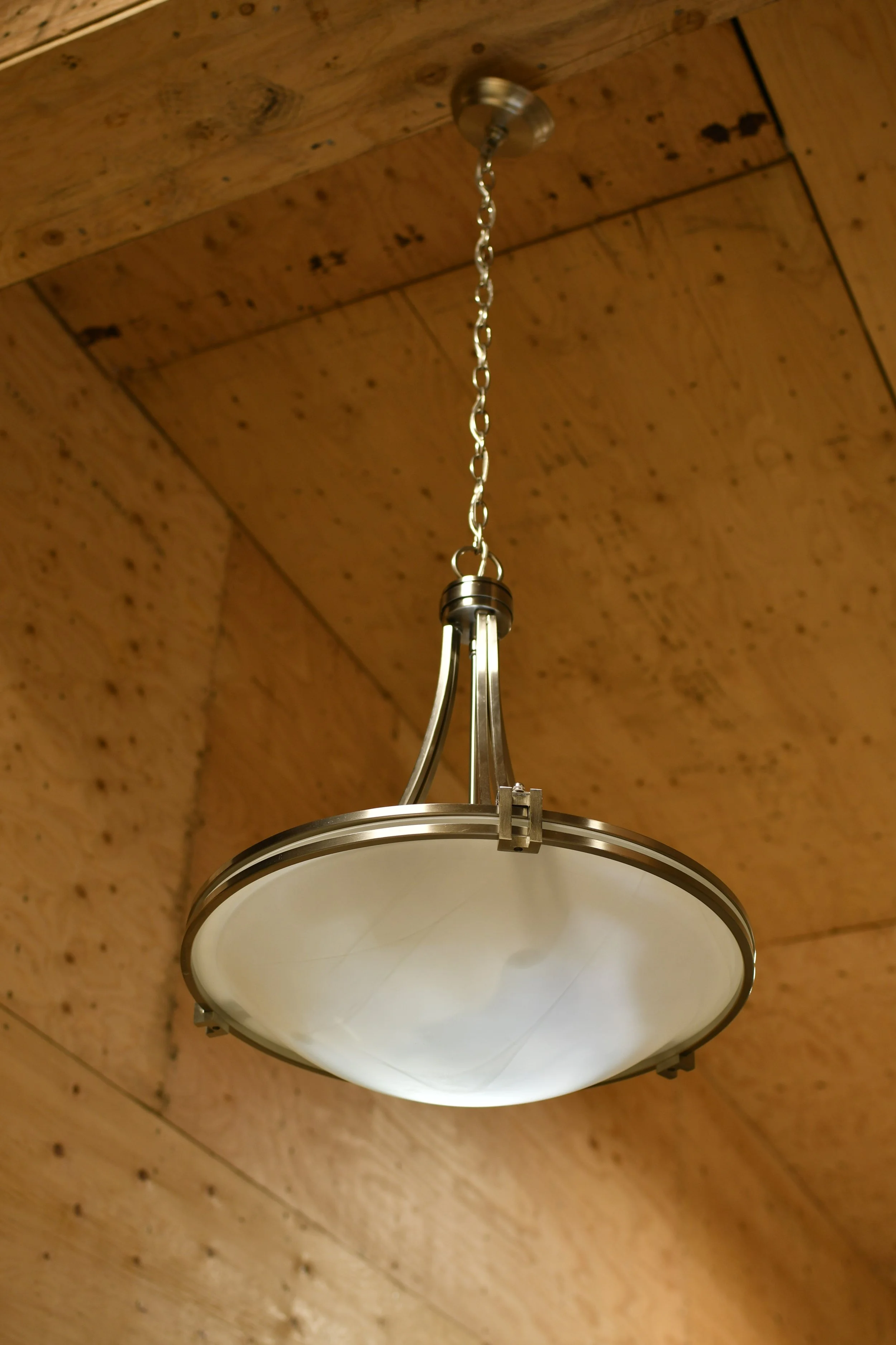 Euro Deco 21 1/2" Wide Nickel Pendant Light CL28