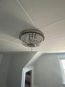 Flush mount glass bead light fixture A149