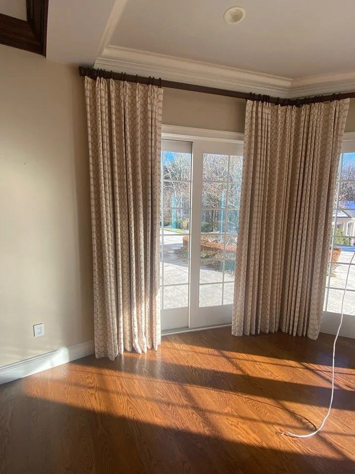 Embroidered Drapery D143