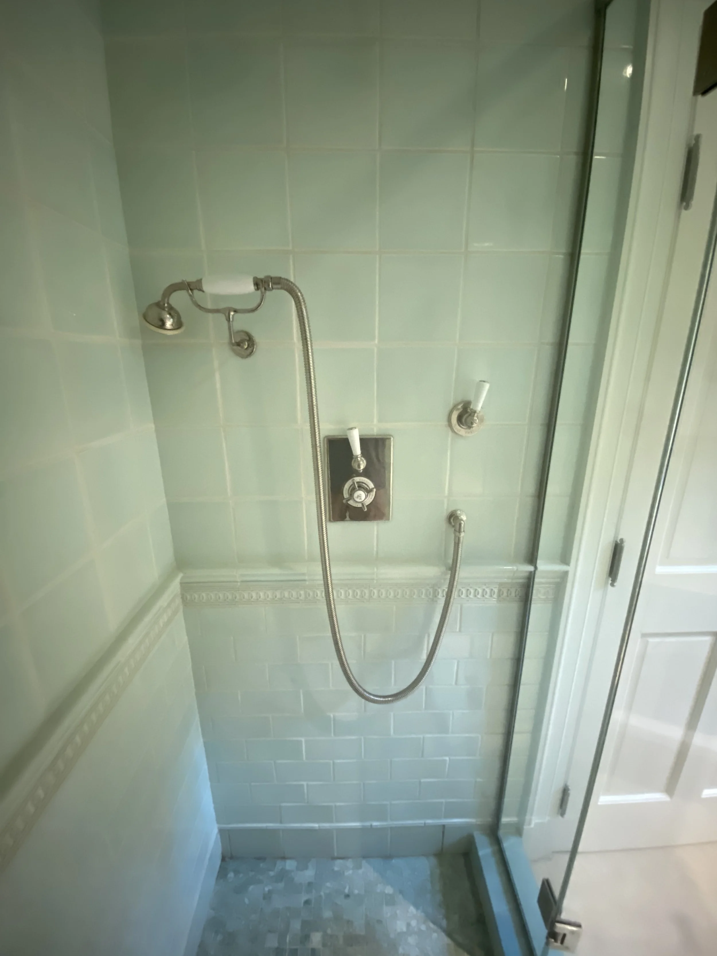 Lefroy Brooks White Lever Concealed Godophin Thermostatic Mixing Valve   W552