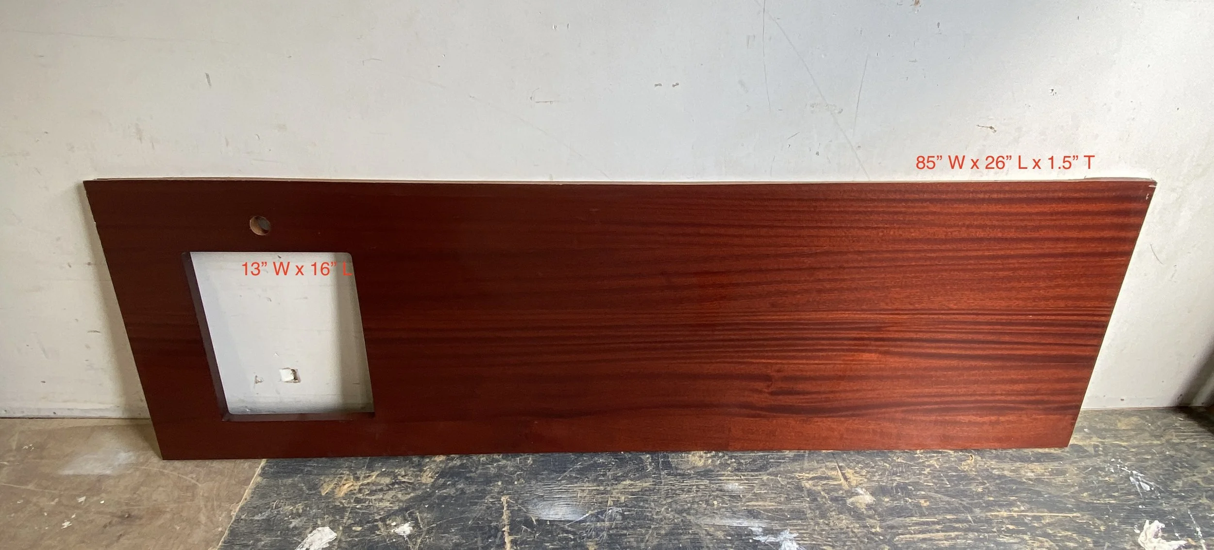 Mahogany Countertop W515 A