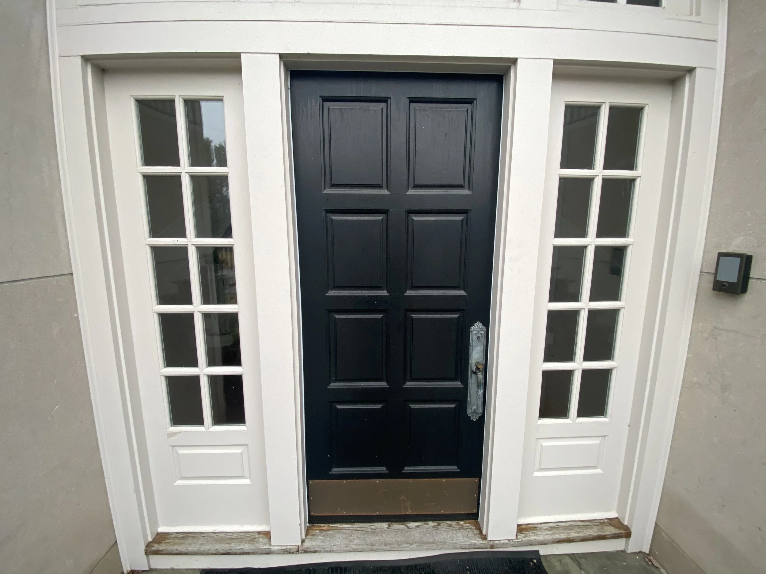 Eight Panel Wood Entry Door D143