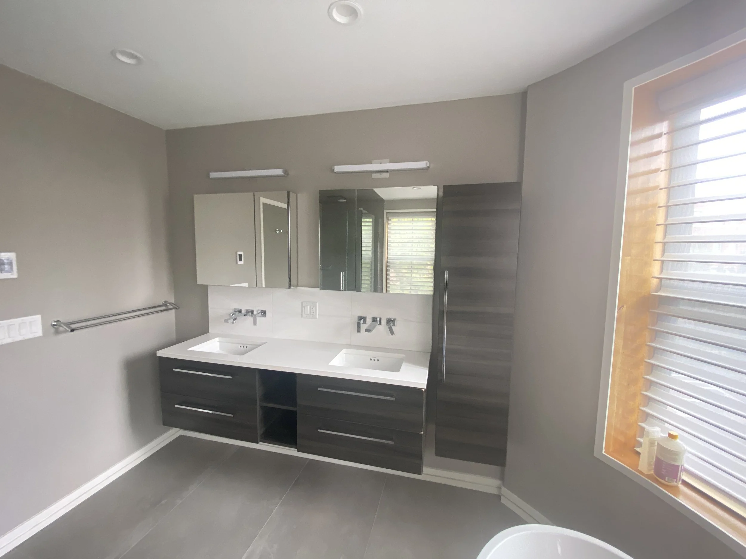 Floating Double Vanity  B521