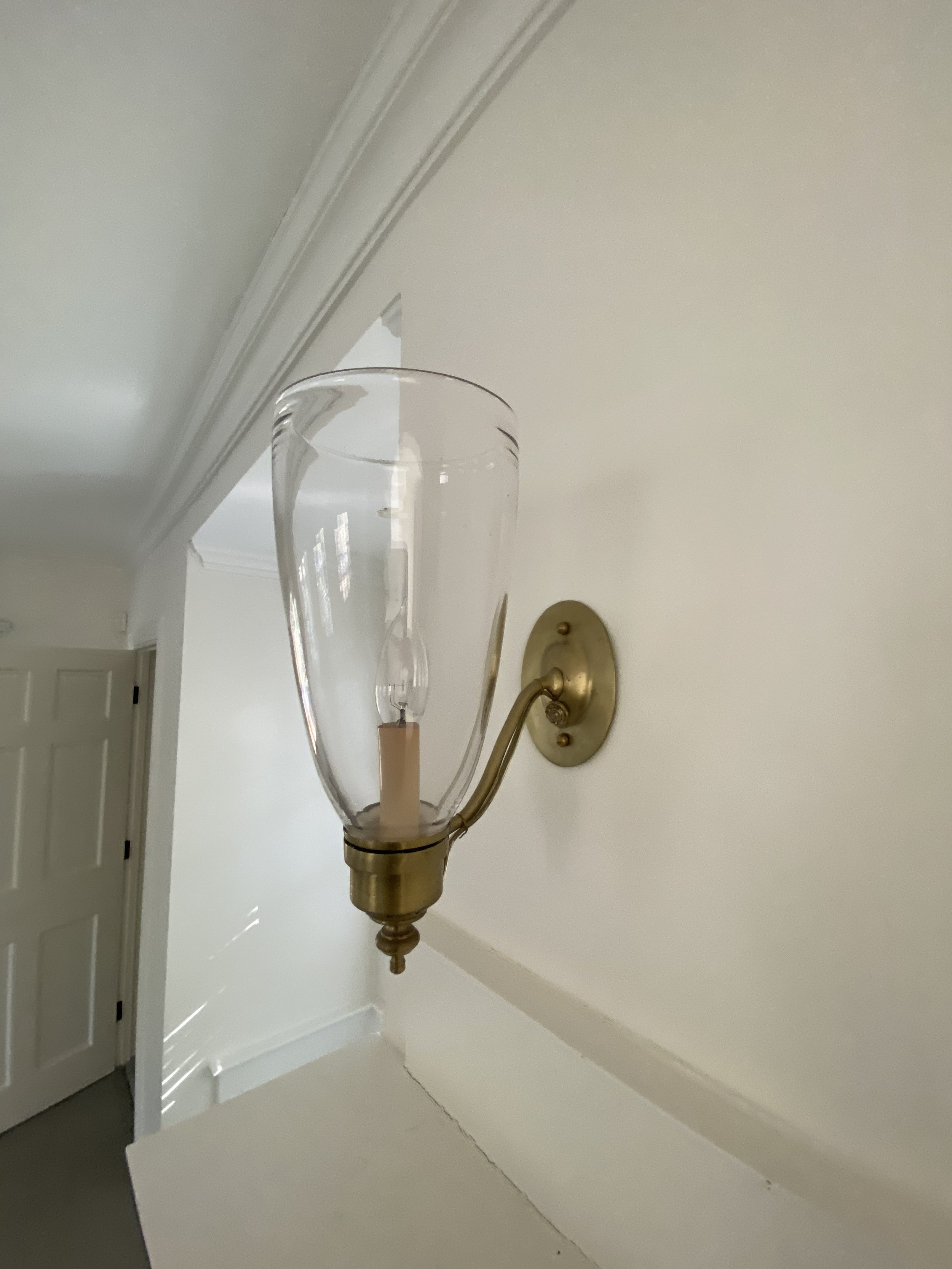 Brass Wall Sconce W387 PB