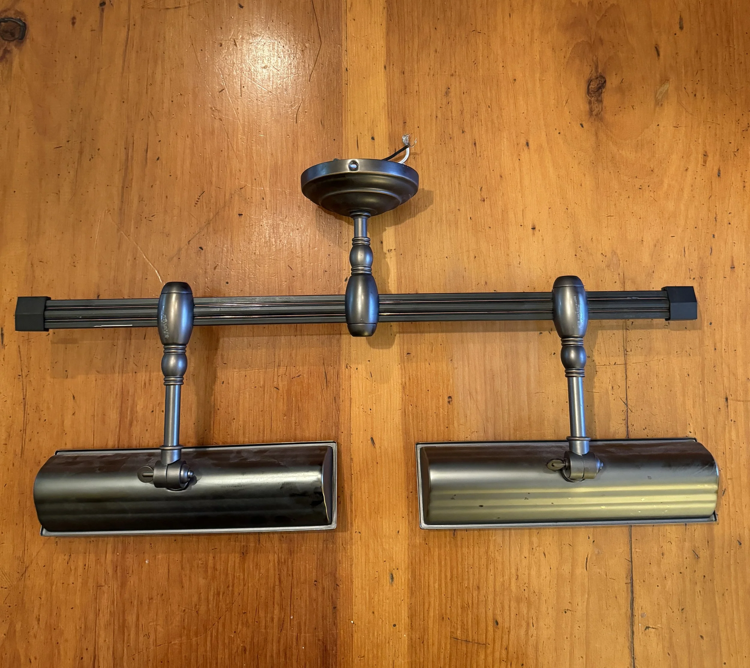 Two Light Bronze Wall Light W515