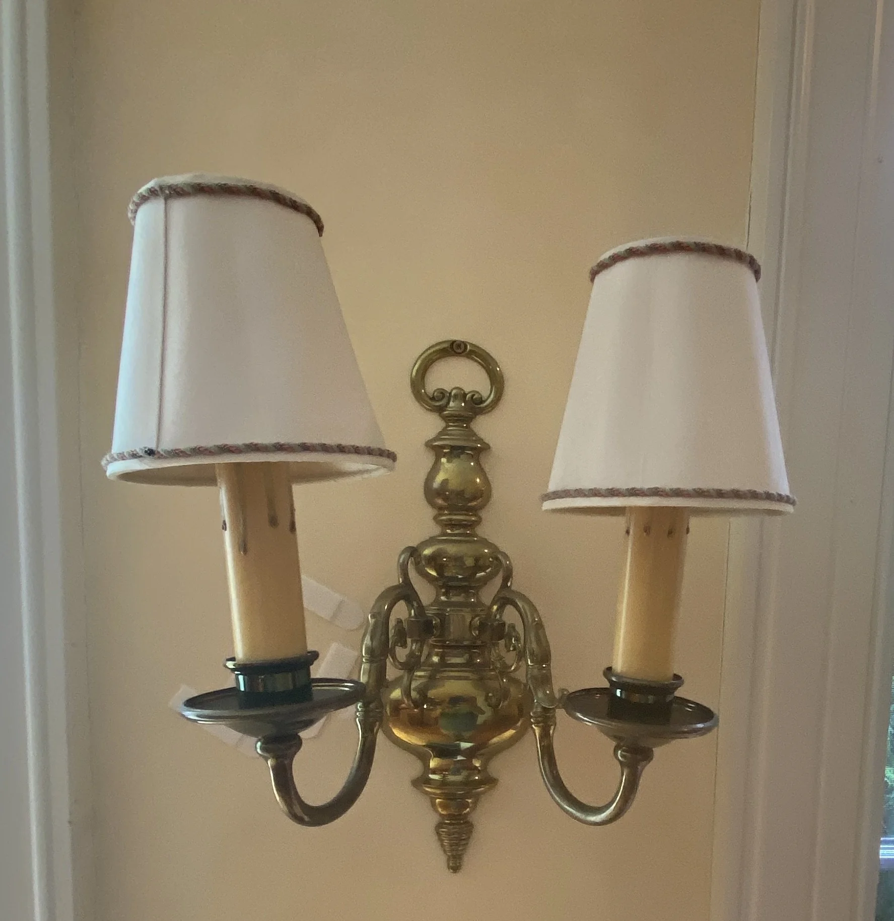Brass Double Arm Wall Sconce W552 KIT