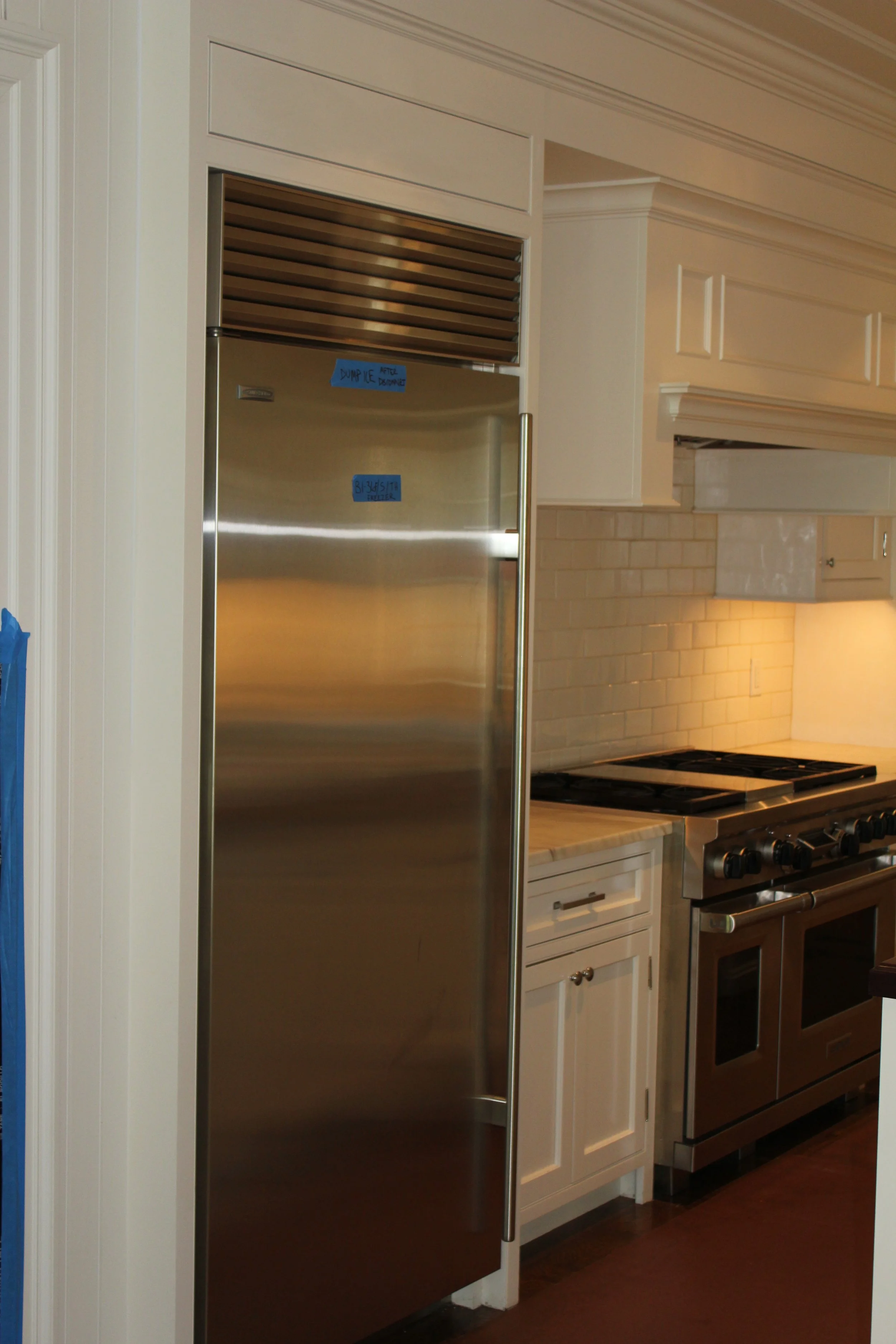 SubZero 36" Refrigerator and Freezer Columns W515
