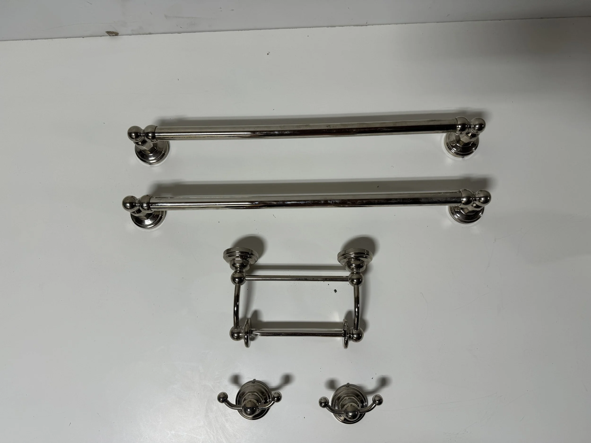 Polished Nickel Bath Accessory Set N540