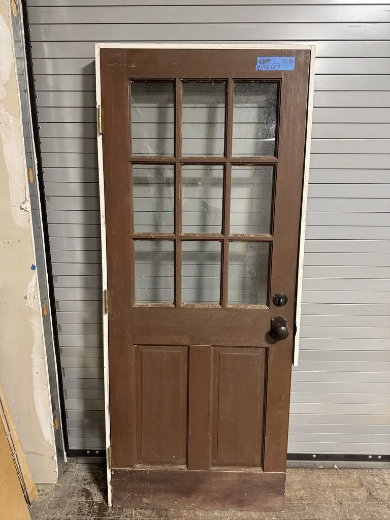 Wood 32" Nine Light Door M146